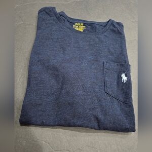 Polo by Ralph Lauren Men's Blue T-Shirt Sz.L
